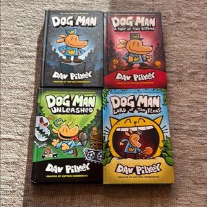 Dog Man Book Set by Dav Pilkey